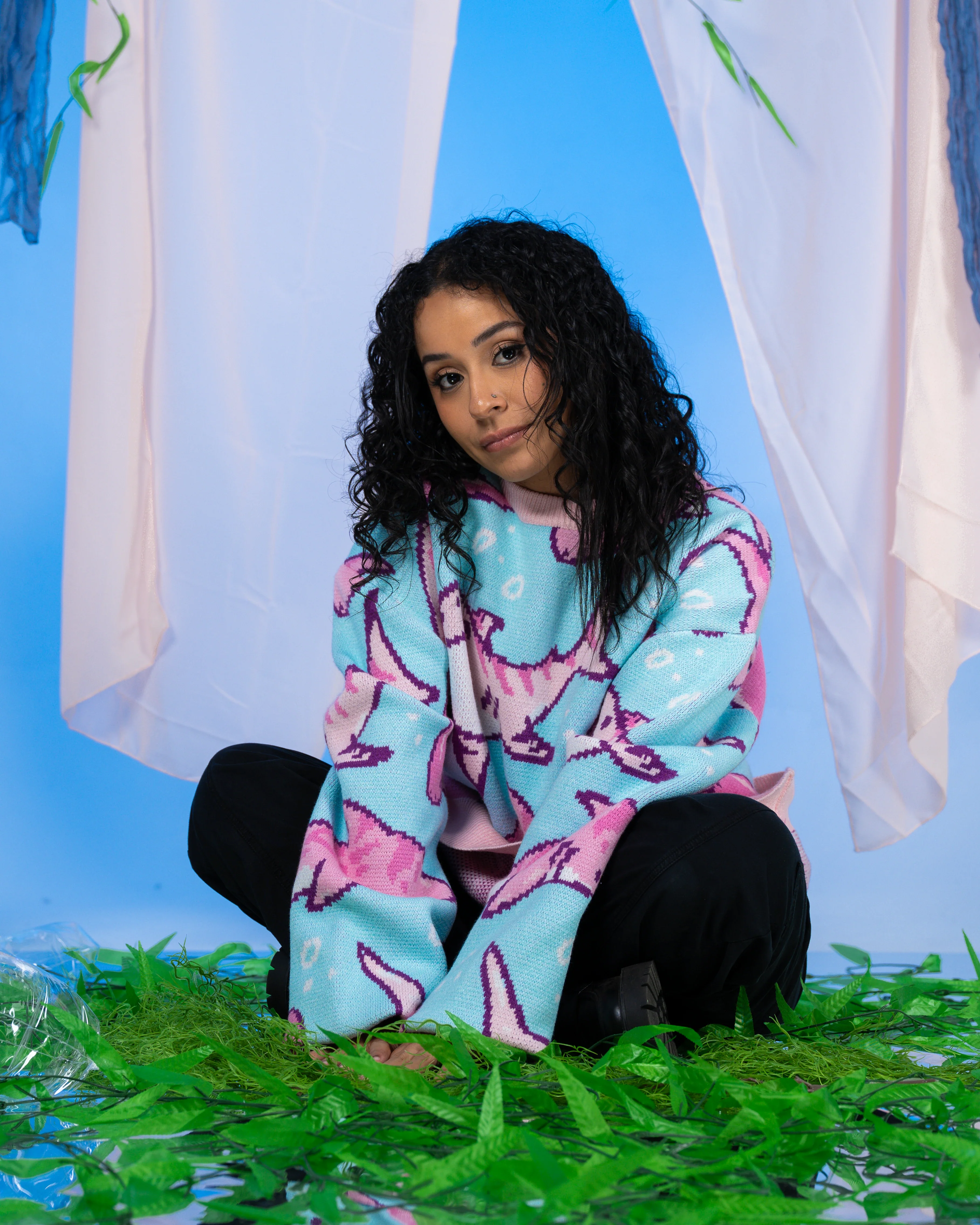 Pink Shark Sweater - Image 6