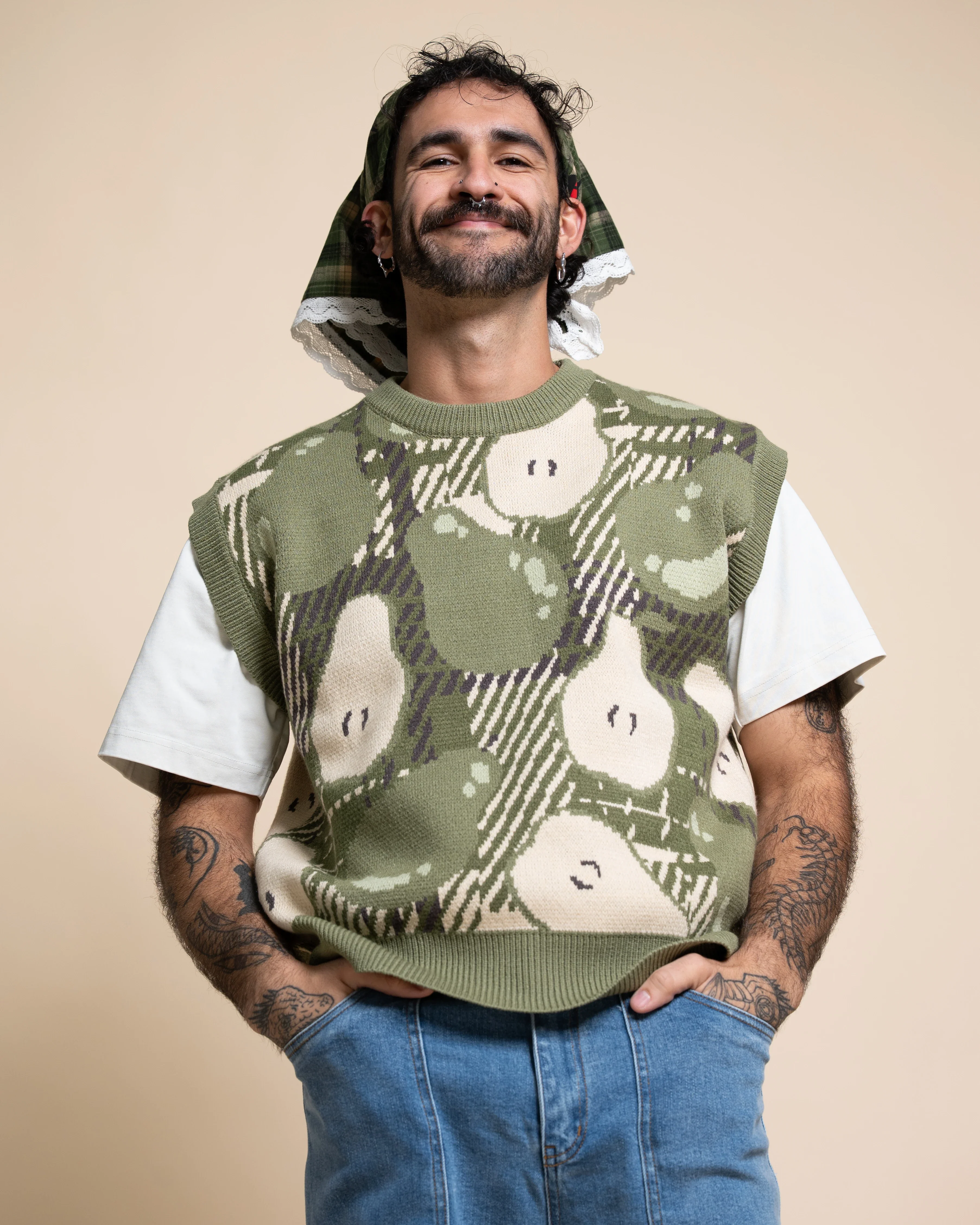 Plaid Pear Vest - Image 7