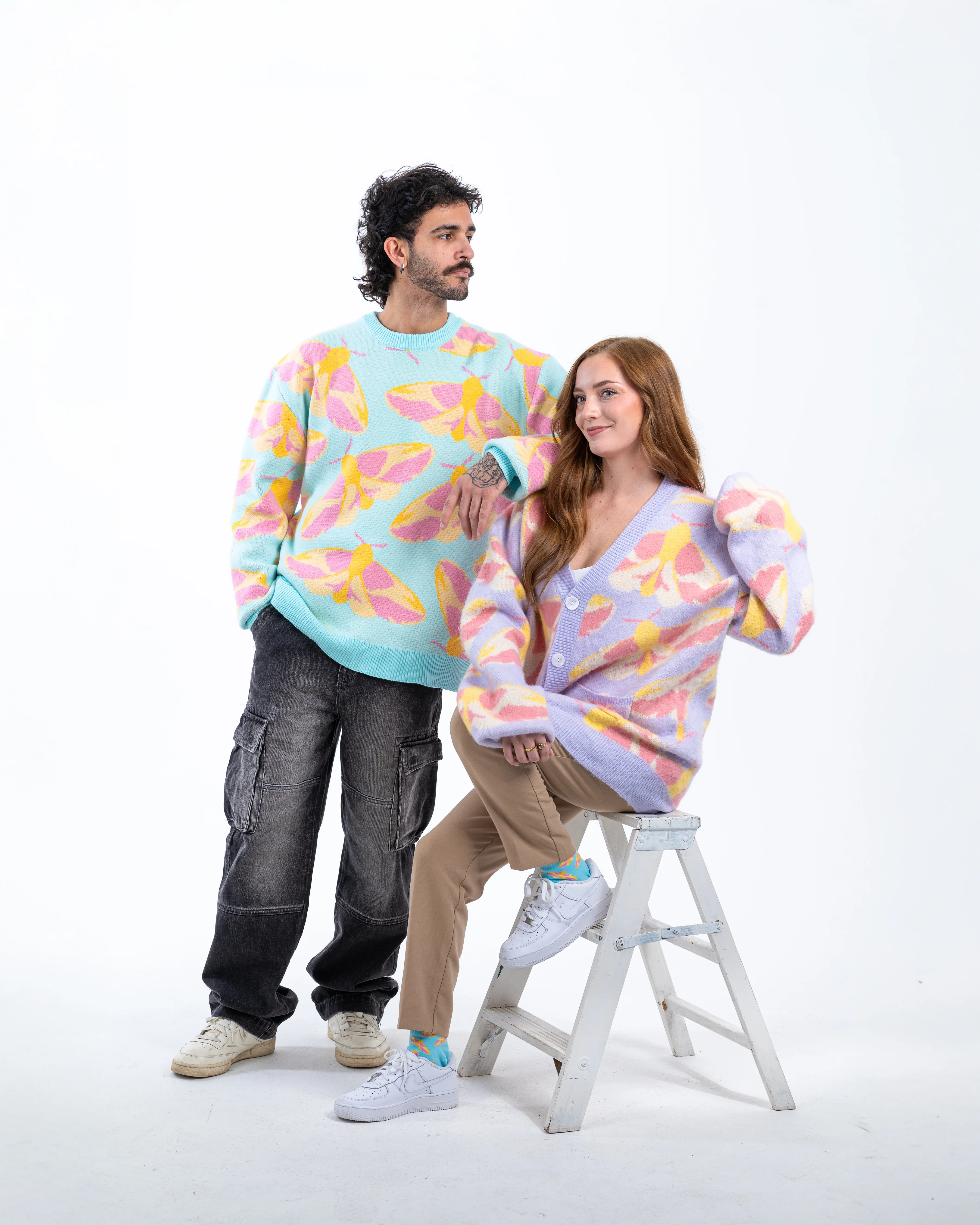 Rosy Maple Moth Sweater - Image 10
