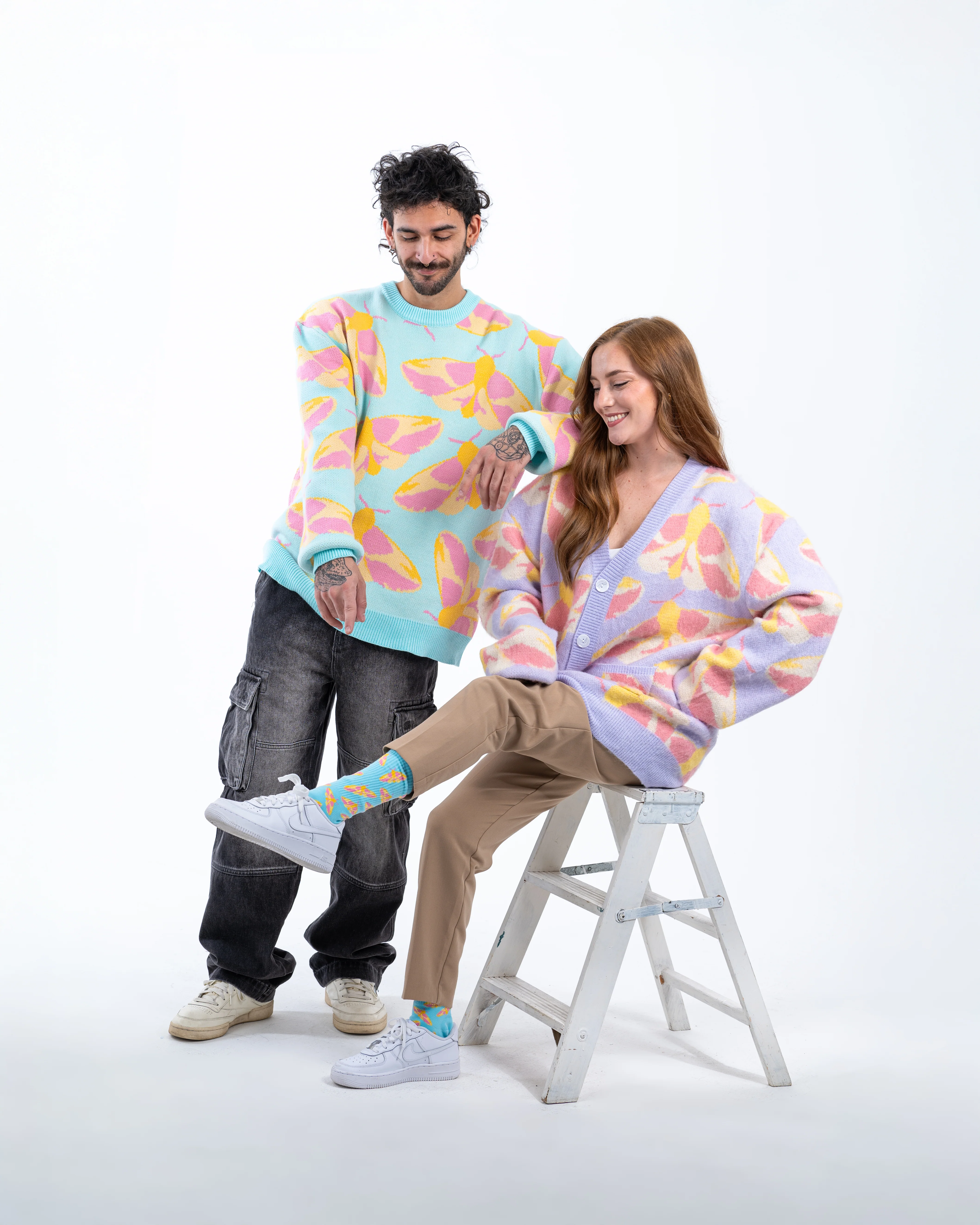 Rosy Maple Moth Sweater - Image 11