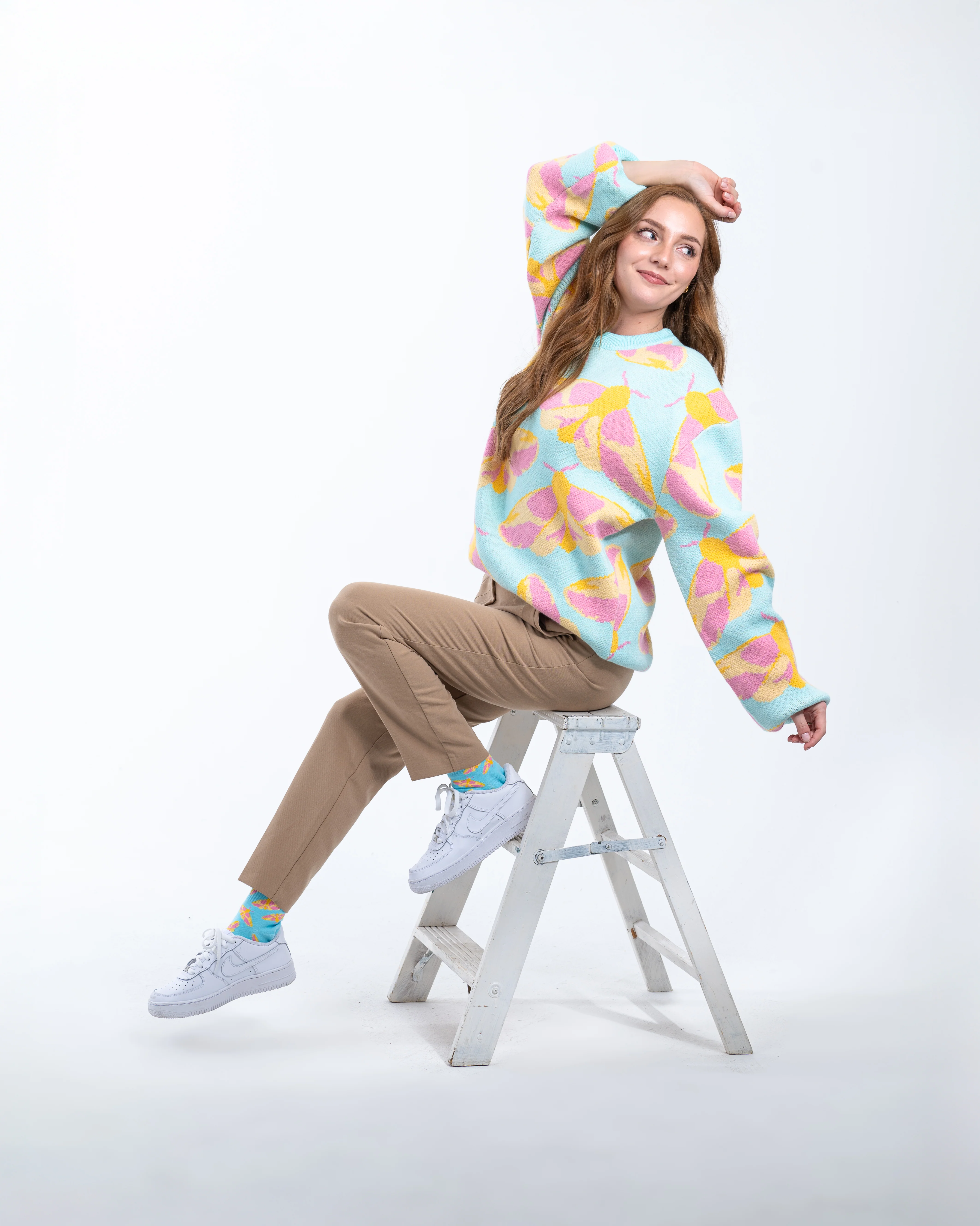 Rosy Maple Moth Sweater - Image 5