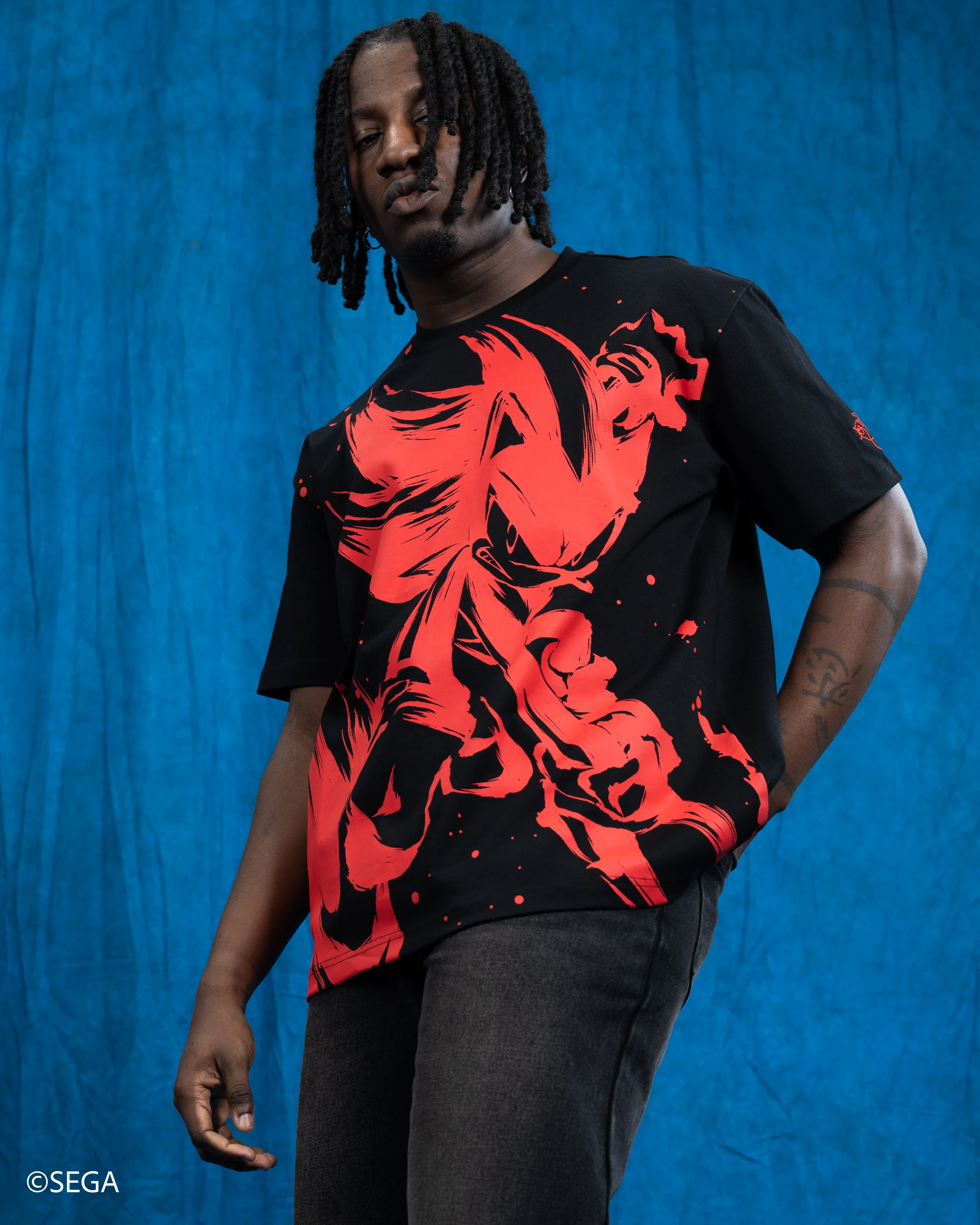 Shadow Front Print Tee - Image 11