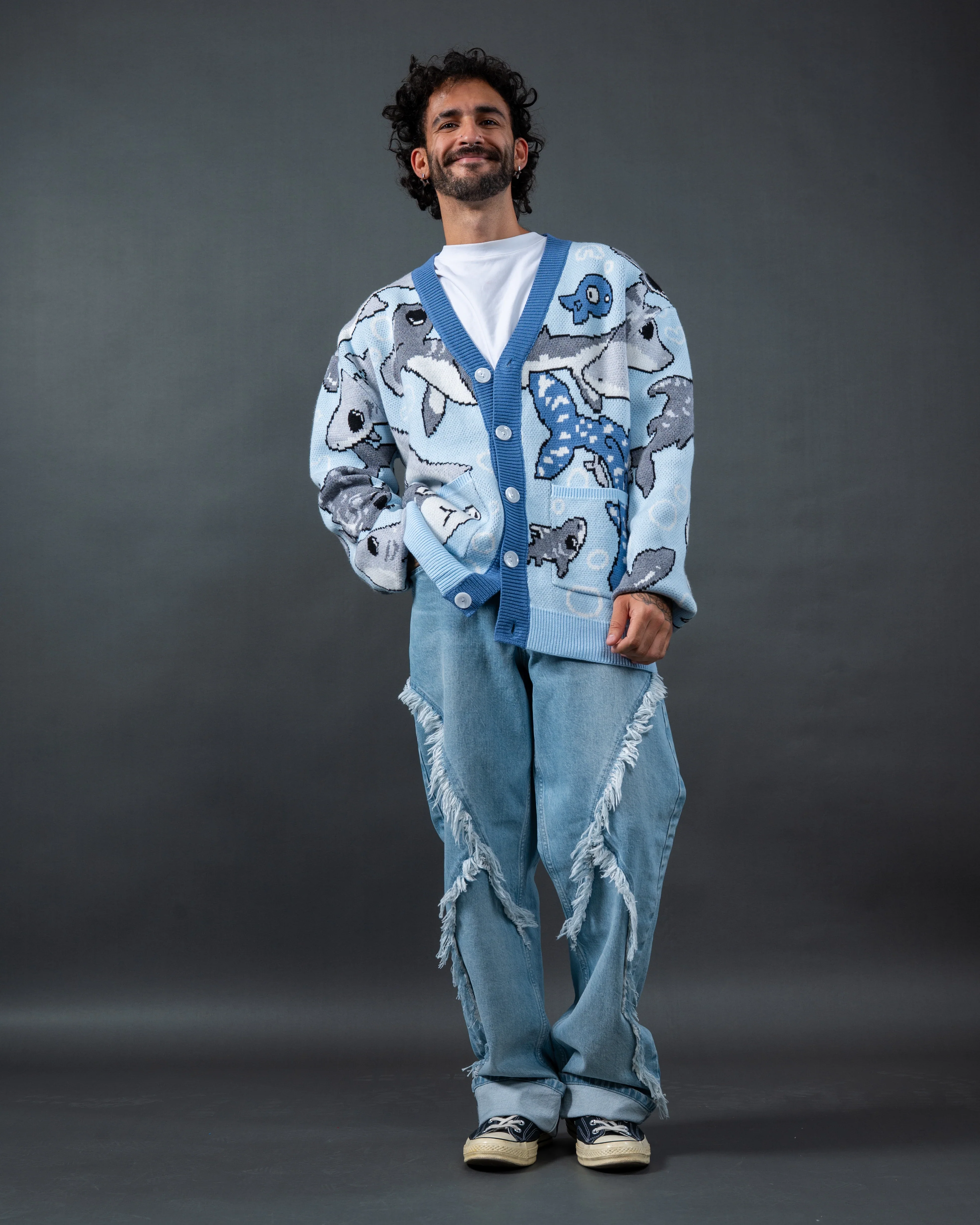 Shark Week Cardigan - Image 7