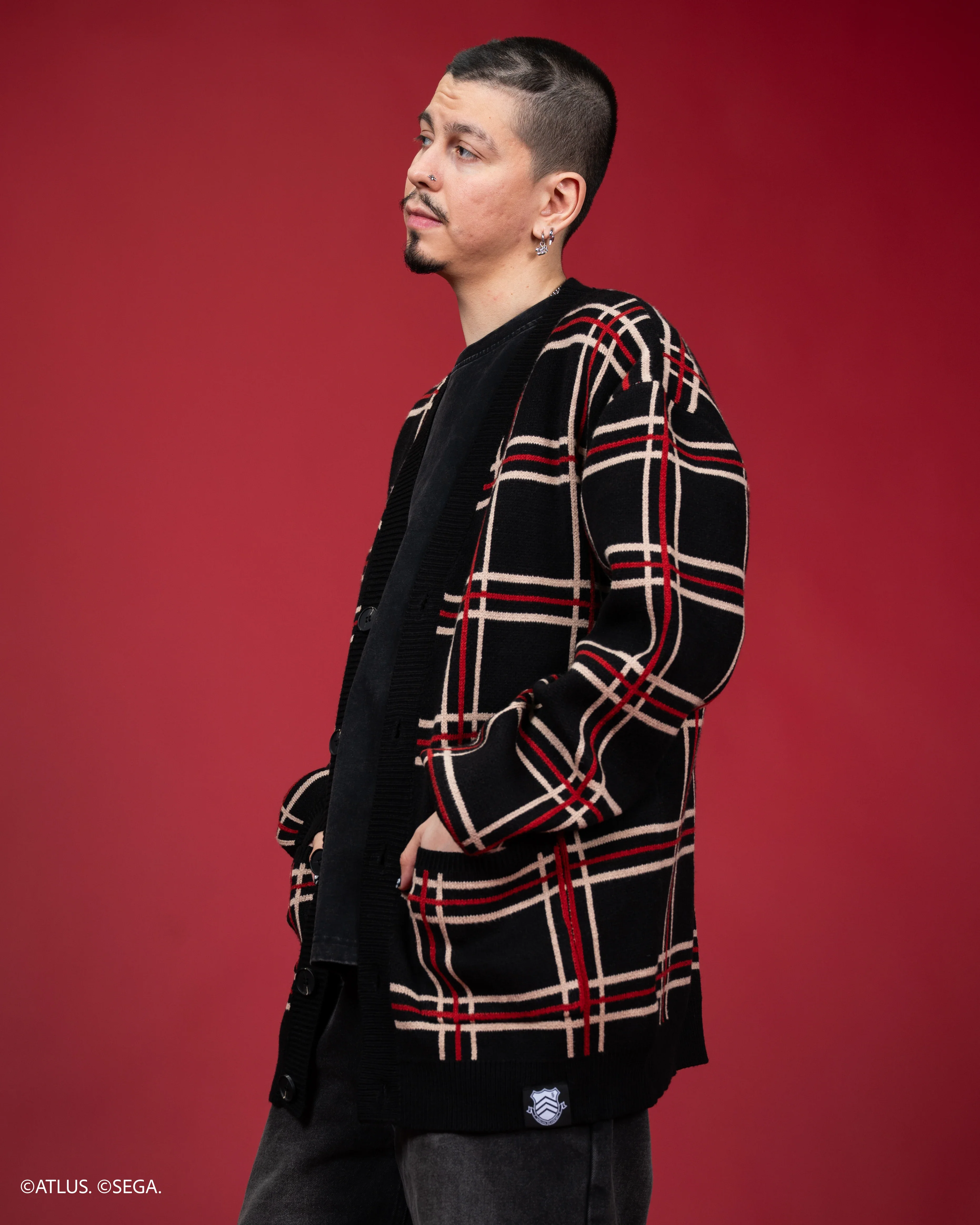 Shujin Academy Plaid Cardigan - Image 5