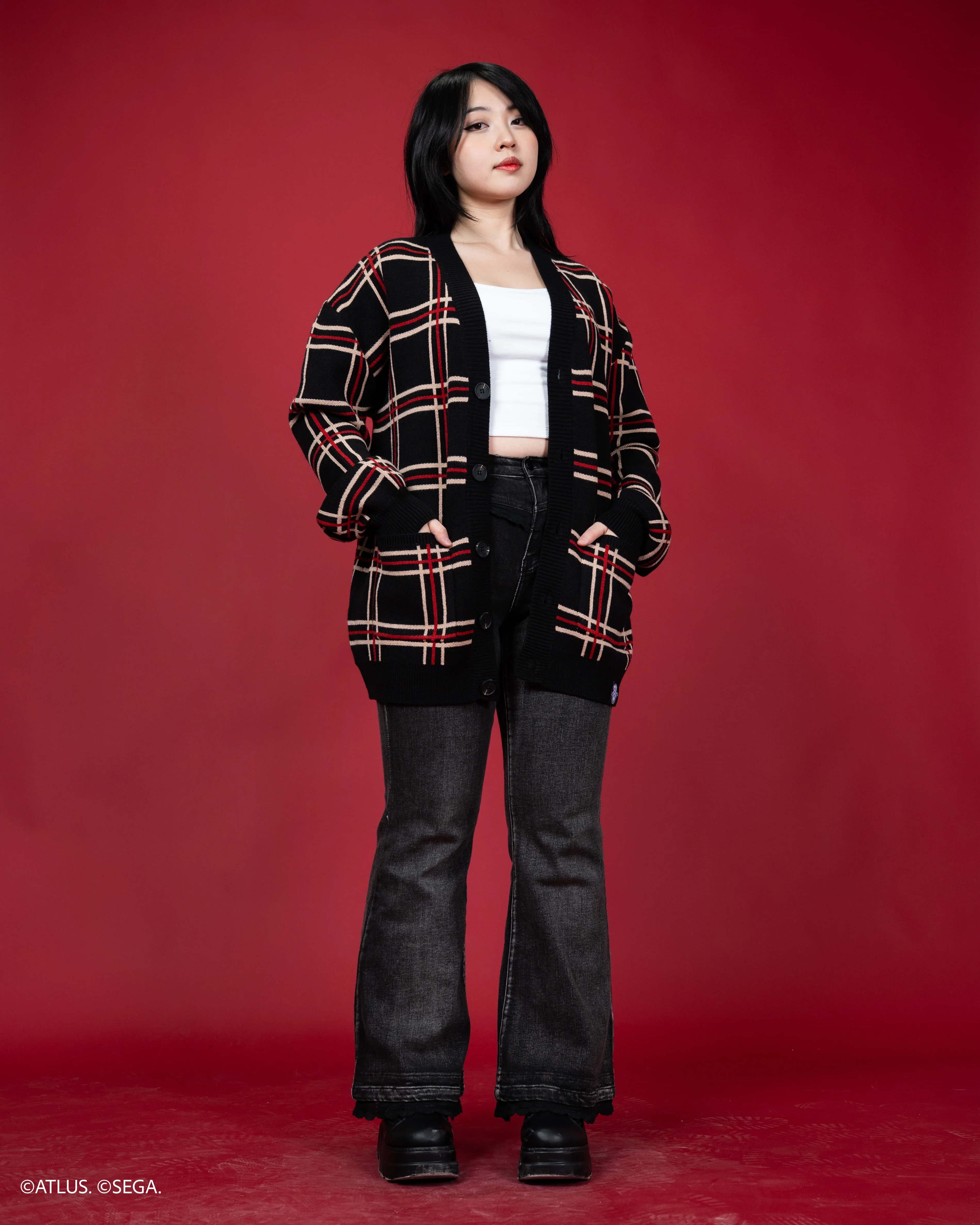 Shujin Academy Plaid Cardigan - Image 8