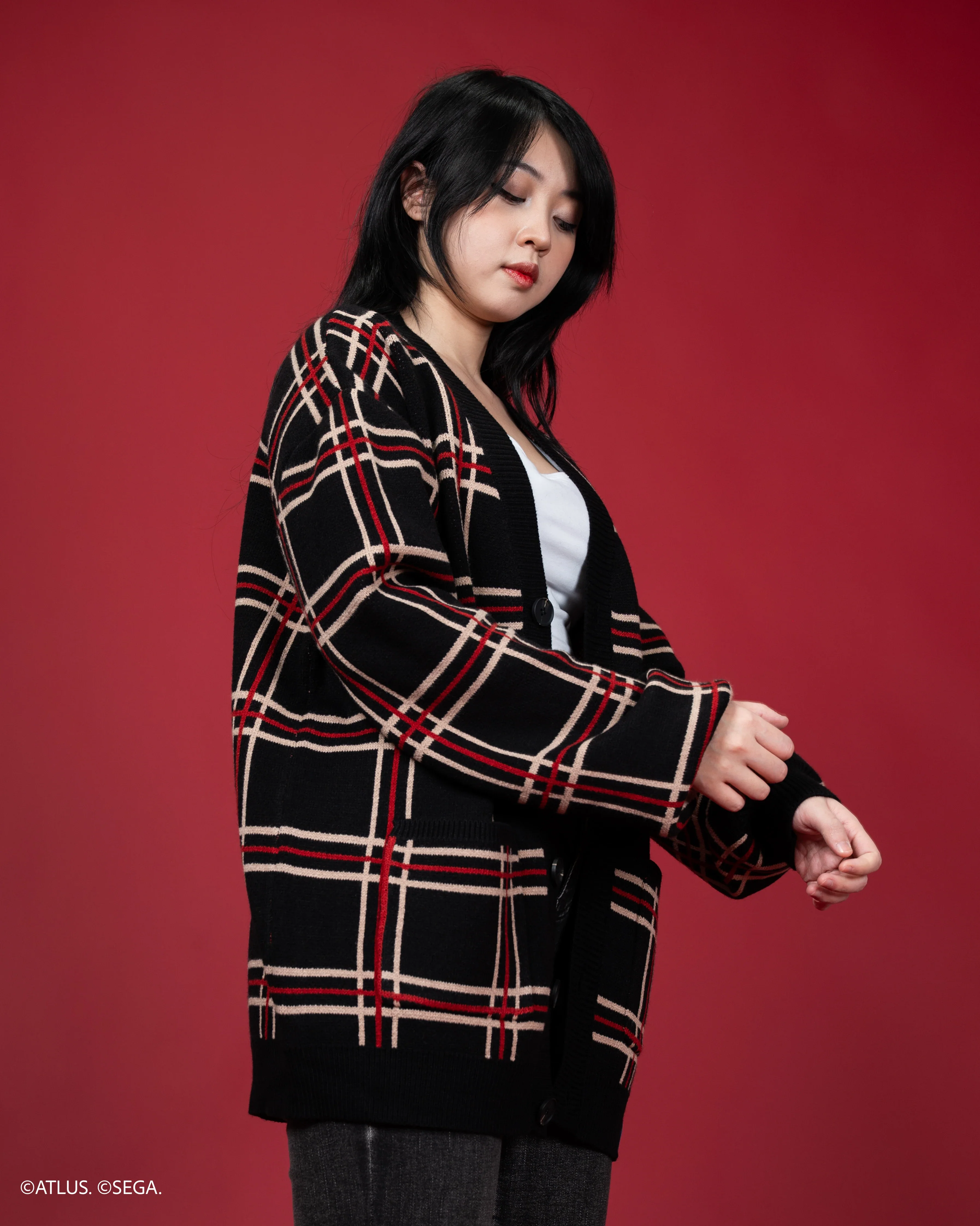 Shujin Academy Plaid Cardigan - Image 9