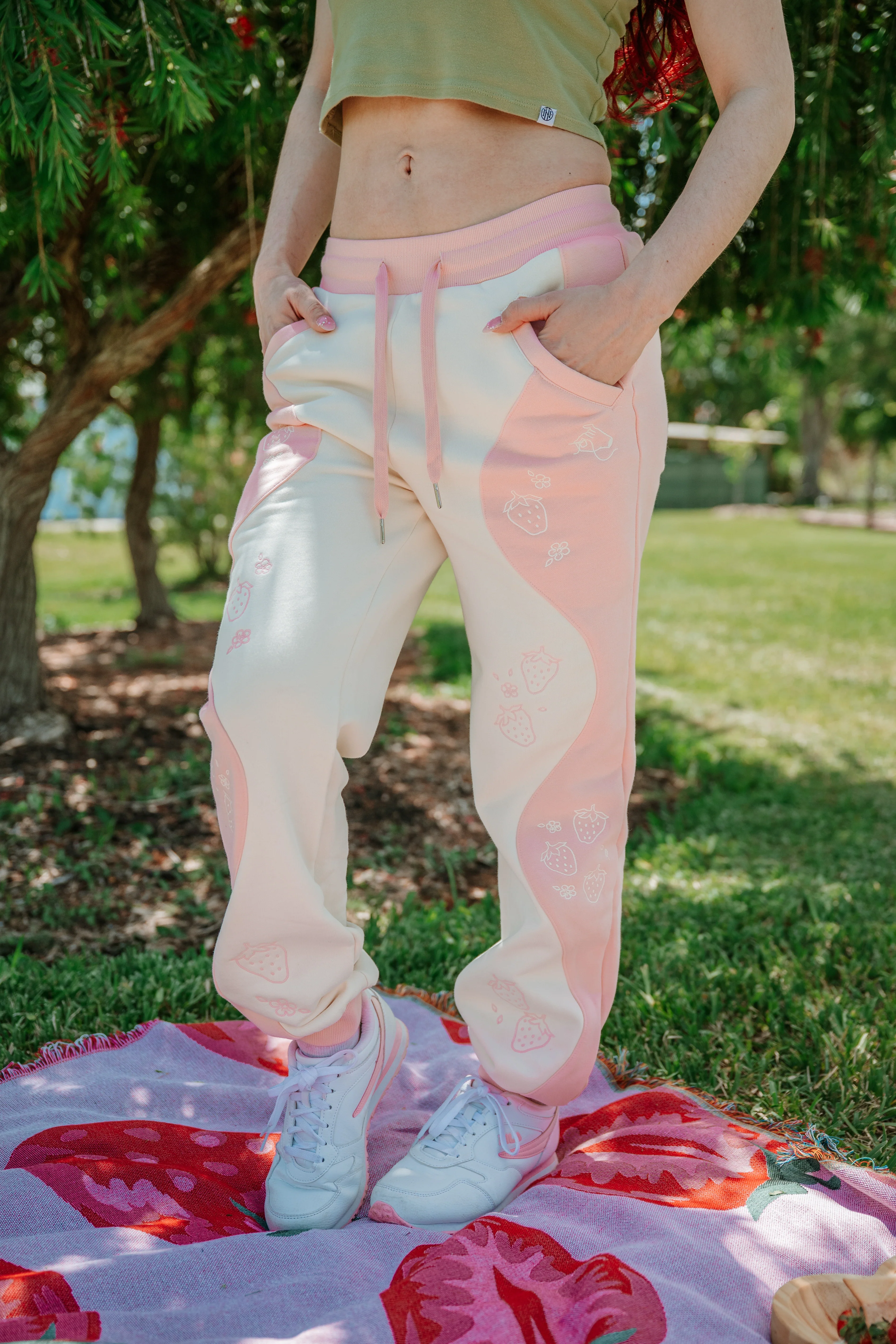 Strawberry Picking Sweat Pants - Image 3