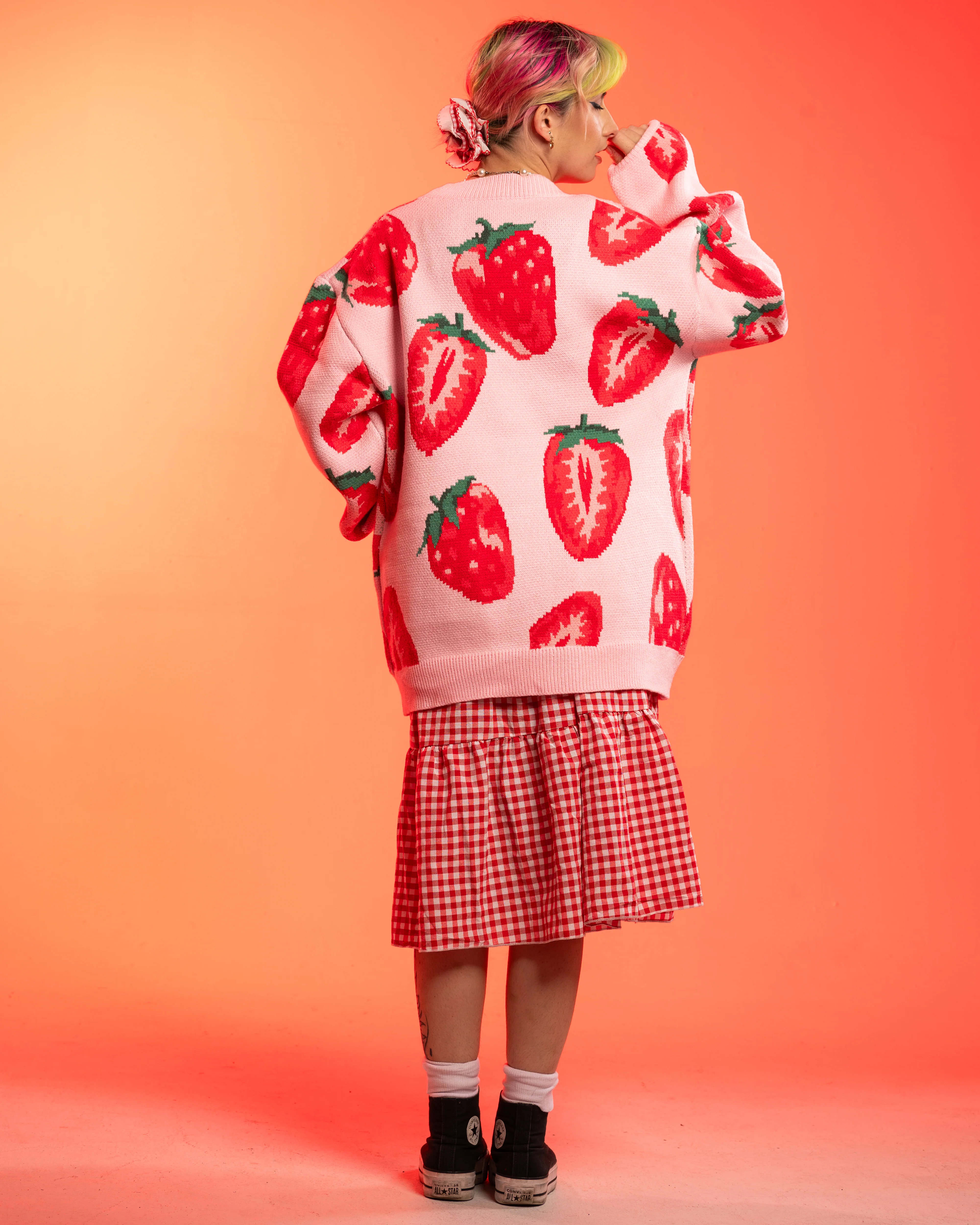 Strawberry With Me Cardigan - Image 4