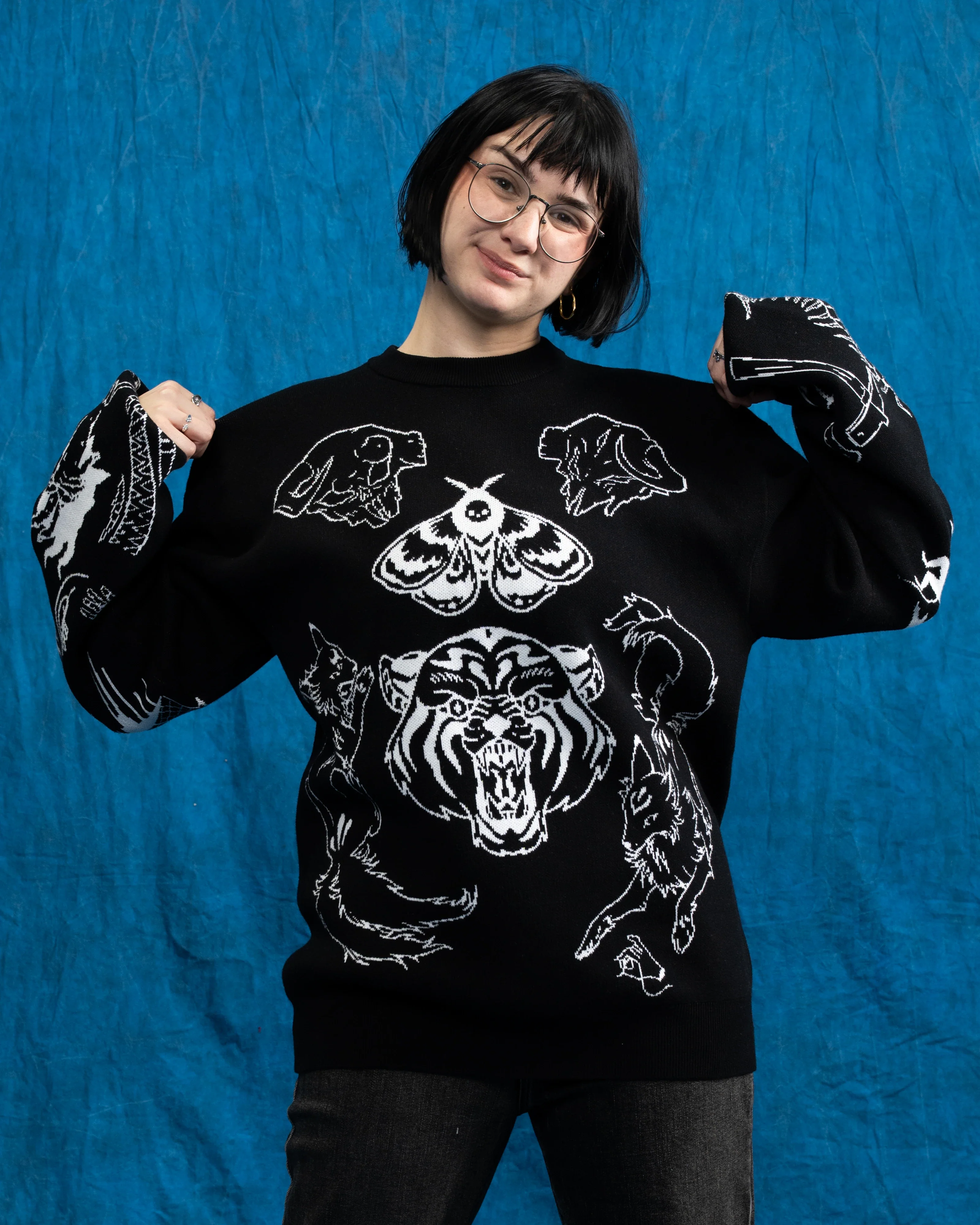Tattoo Knit Sweater - Image 14