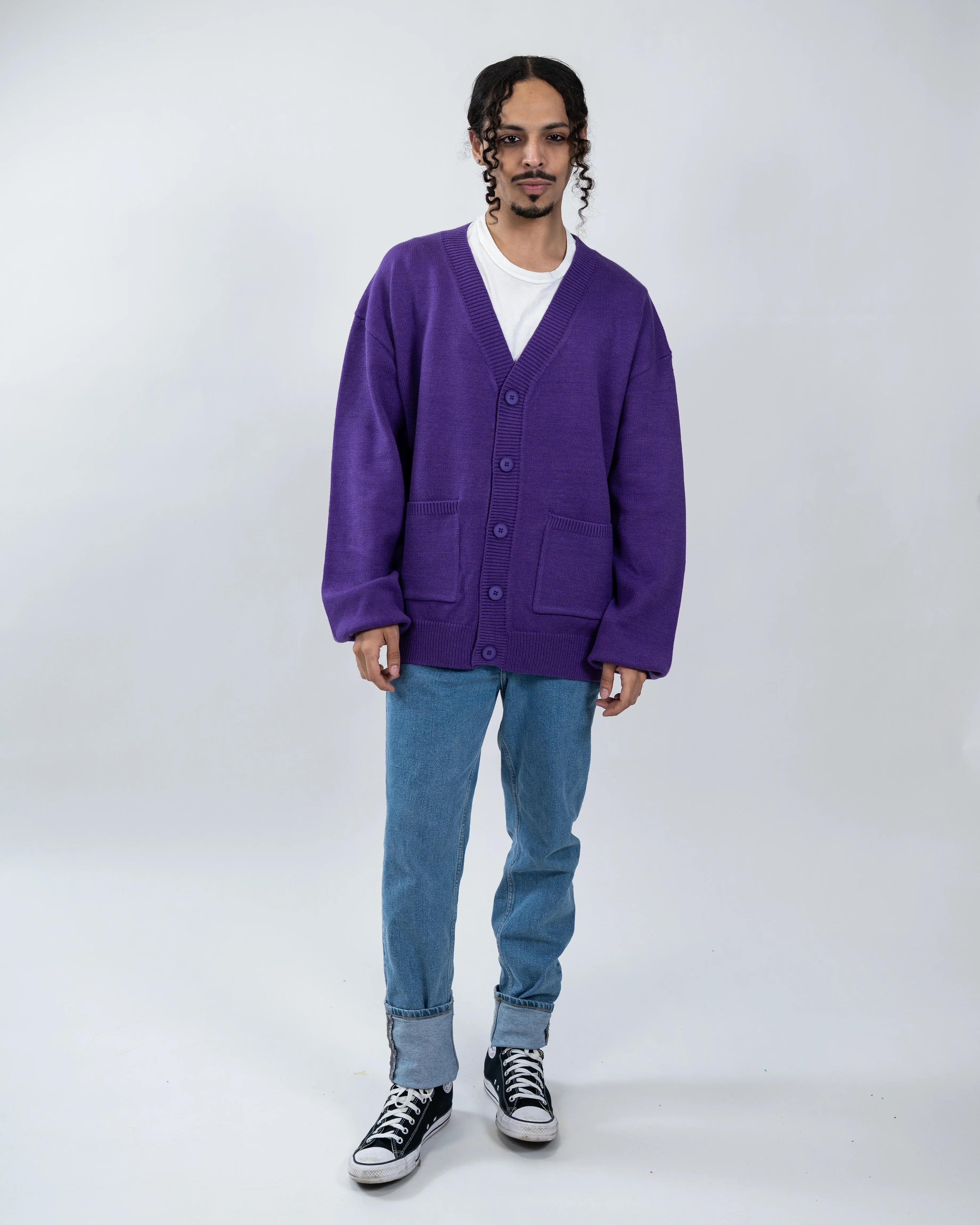 The DEEPEST Purple Cardigan - Image 6