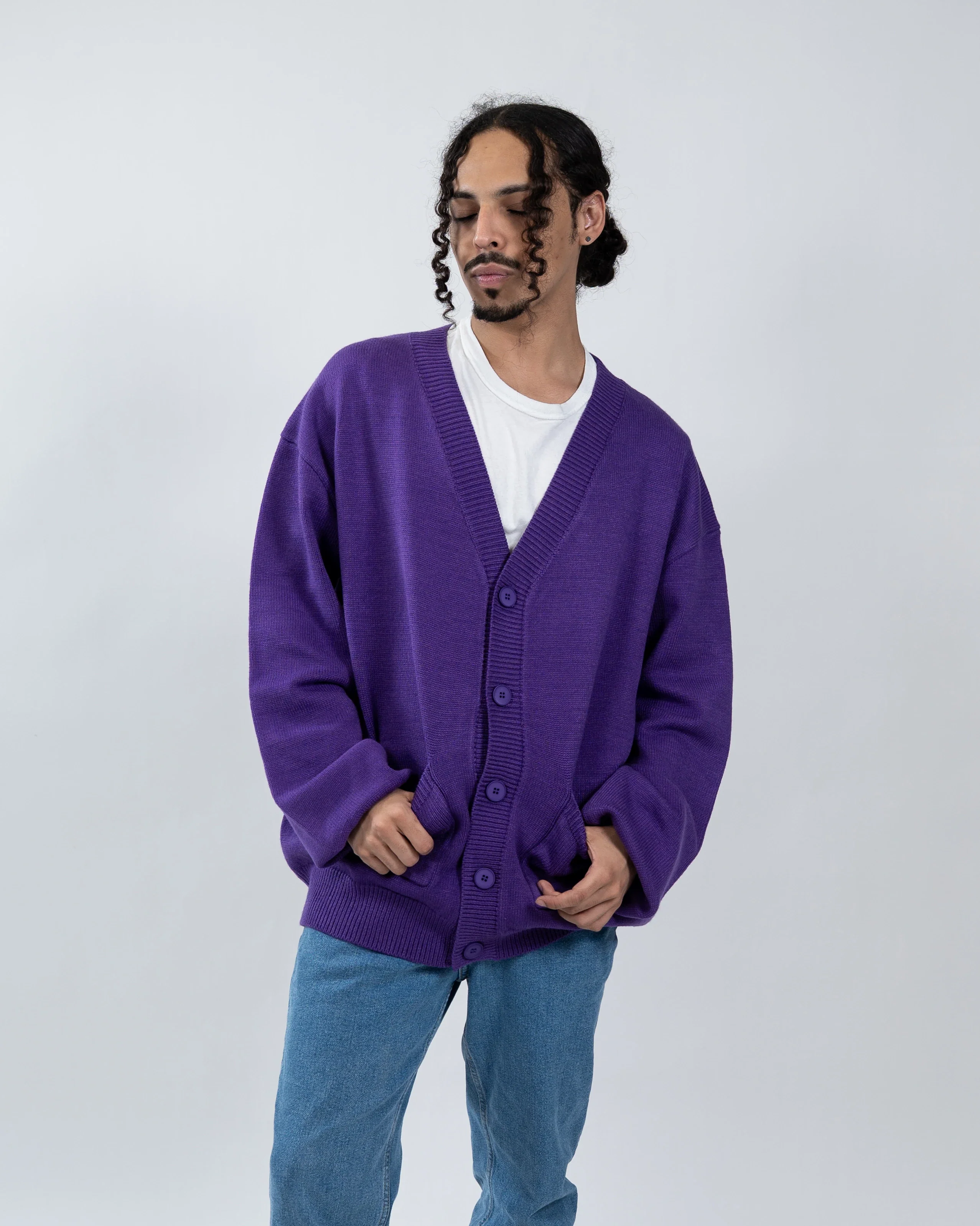 The DEEPEST Purple Cardigan - Image 7
