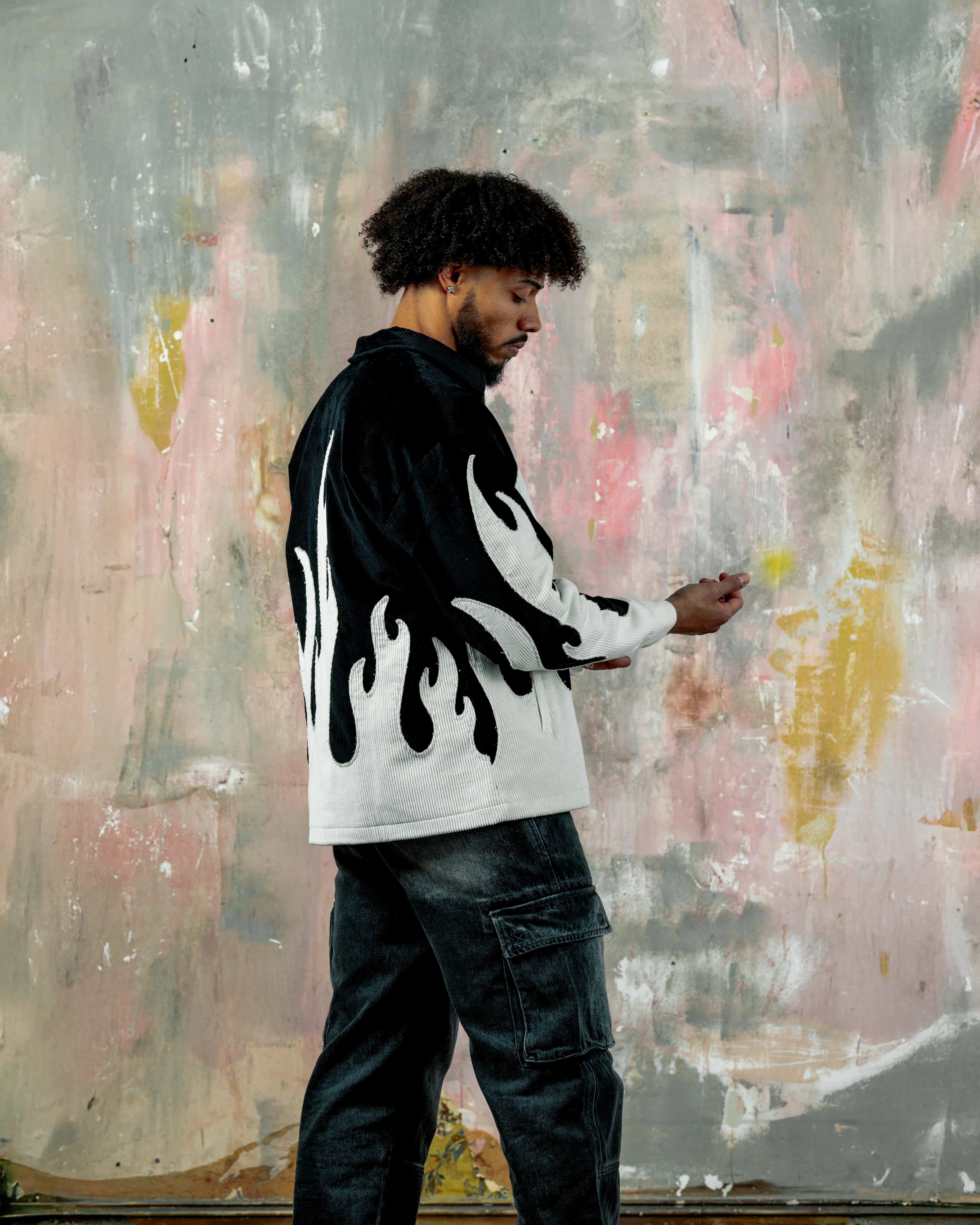 "Emo Ass" Flame Jacket - Image 4