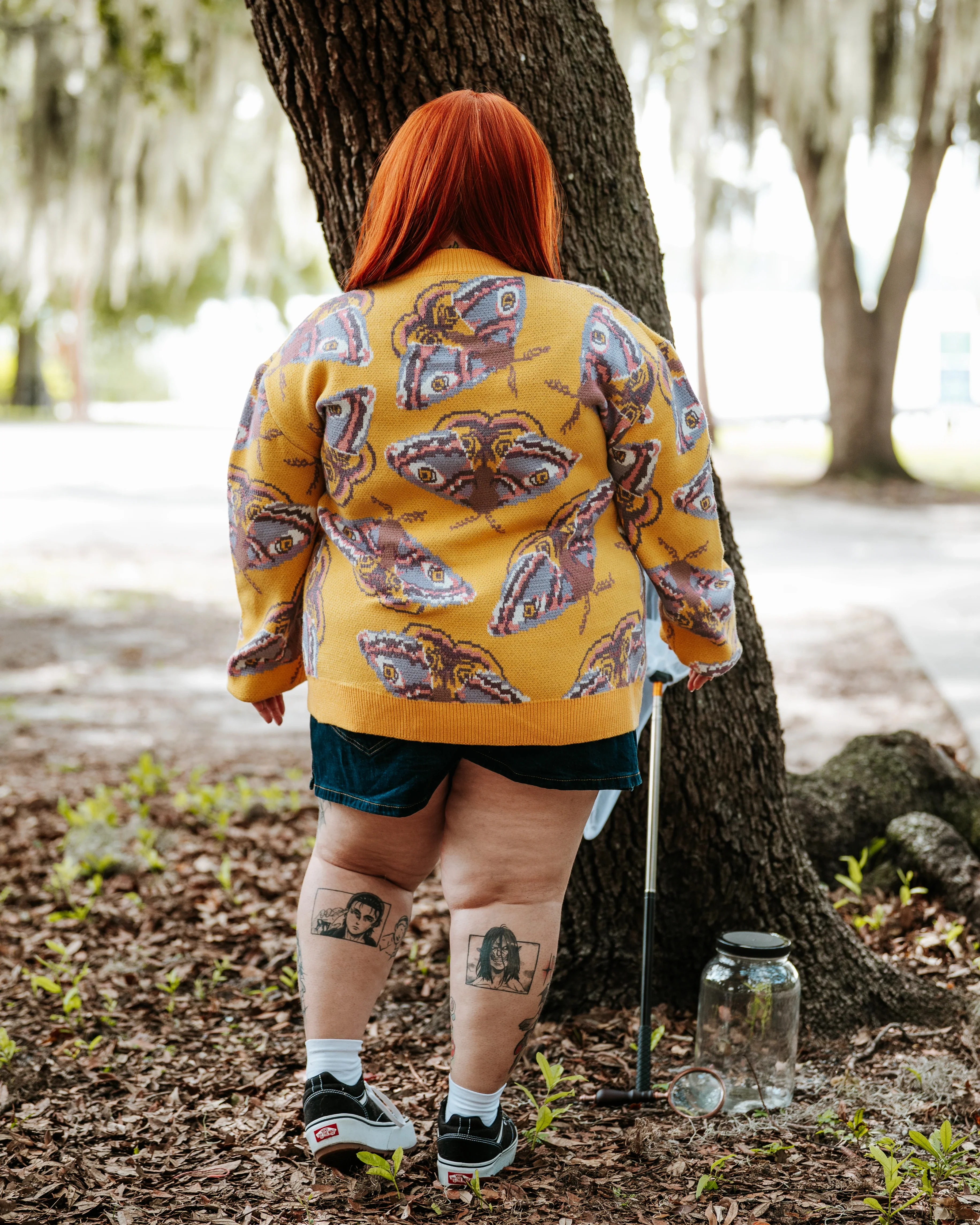 Yellow Emperor Moth Cardigan - Image 4